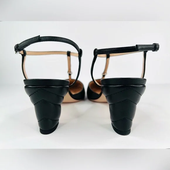 GUCCI WOMEN'S PETITE GG SLINGBACK NAPPA LEATHER CHARLOTTE PUMPS SIZE EU 40 - Picture 6 of 11